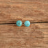 Turquoise Concho Shield Earrings